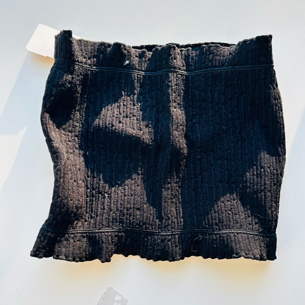 Black Bralette Extremely Stretchy and Expandable Material knit design